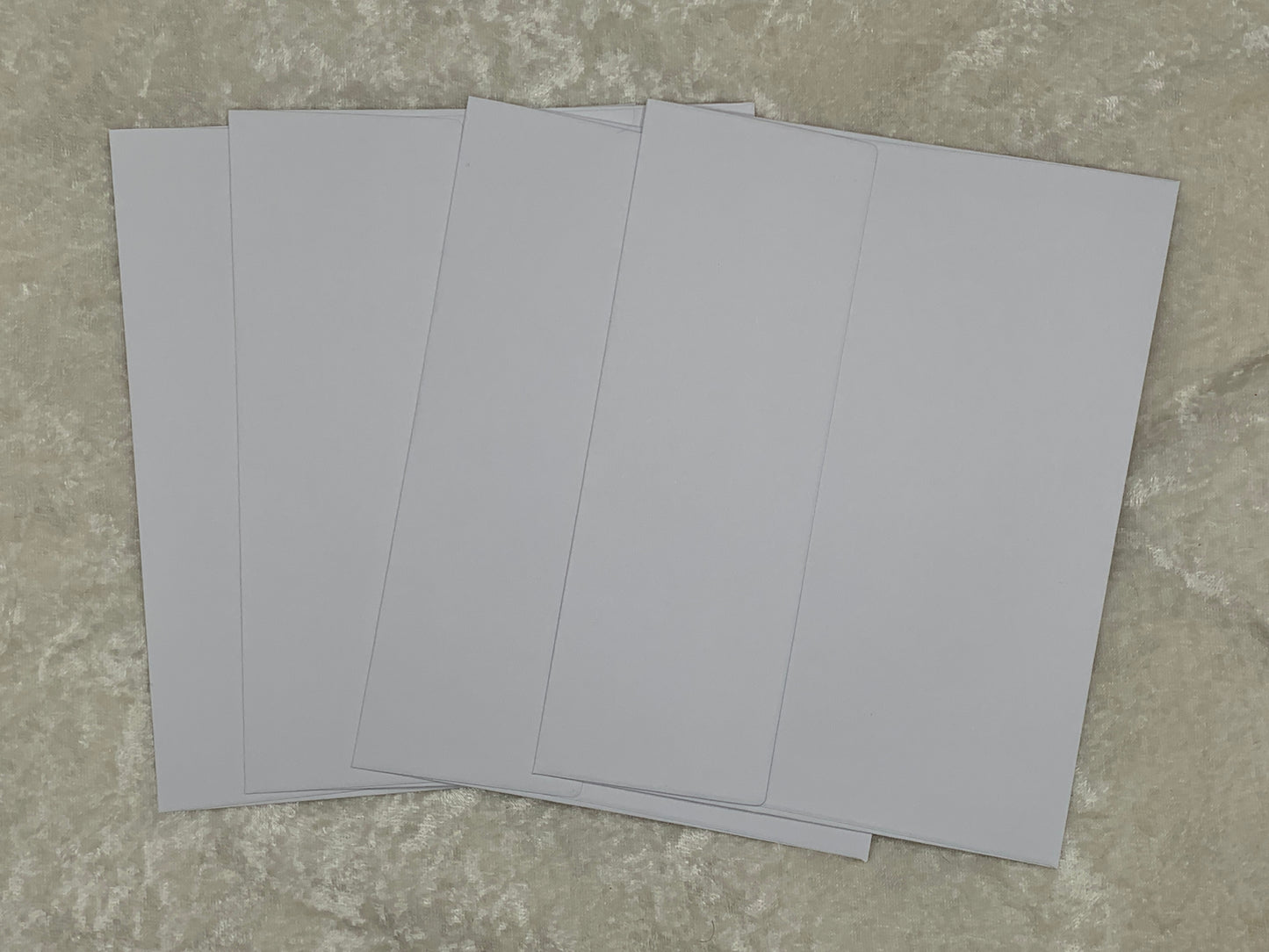 Snowflake Mirrored Christmas Cards, Set of 4